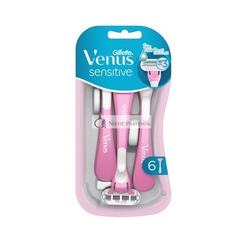 Gillette Jednorazové Holiace Strojčeky Venus Sensitive - 6 Kusov