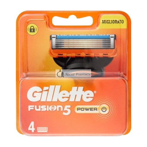 Gillette Fusion5 Power Náhradné čepele s Antifrikčnými Čepeľami