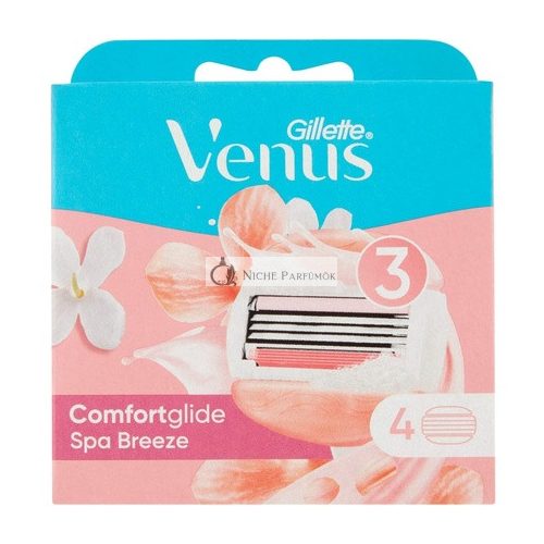 Gillette Venus Comfortglide Breeze Ženské Náhradné Čepelky Spa Breeze Jemné Holenie