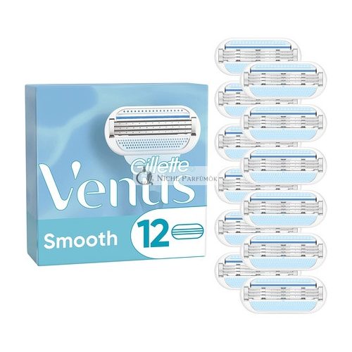 Gillette Venus Smooth Holiaci Čepele Náhradné, 12 ks