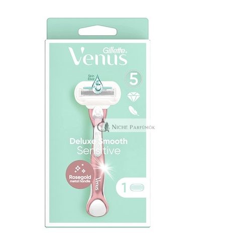 Venus Deluxe Smooth Sensitive Rúžovo-zlatý holiaci strojček