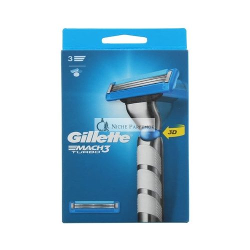 Gillette Mach3 Turbo Holiaci Strojček 2 Balenie