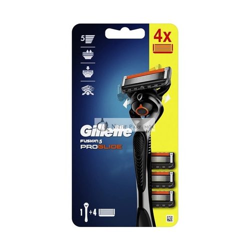 Gillette ProGlide Pánsky Holiaci Strojček s 4 Vymeniteľnými Čepeľami