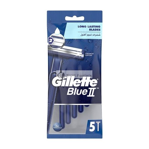 Gillette Blue II Jednorazové Holiace Čepele 5 ks