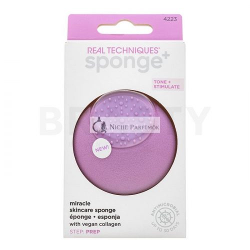 Real Techniques Sponge+ Miracle Skincare Sponge gyengéd hámlasztó szivacs arcra és testre