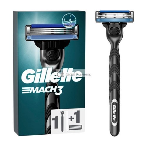 Gillette Mach3 Pánska Holiaca Britva s 1 Britvou Čepeľou 3-Čepeľ - Darček pre Mužov