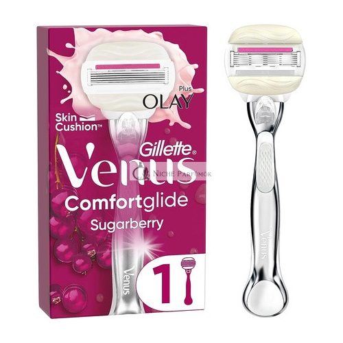 Gillette Venus Comfortglide Sugarberry Platinum Dámsky Holiaci Strojček