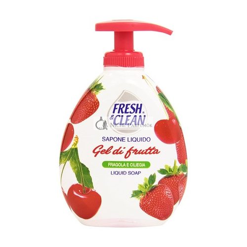 Fresh & Clean Jahodovo-Čerešňové Tekuté Mydlo, 300ml