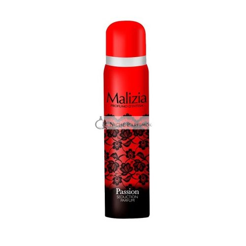 MALIZIA Donna Passion Deo Seduction Parfum Deodorantový Sprej pre Ženy, 100ml