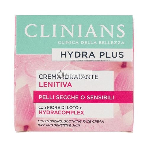 Clinians Hydra Plus Hydratačný Krém na Suchú alebo Citlivú Pokožku, 50ml