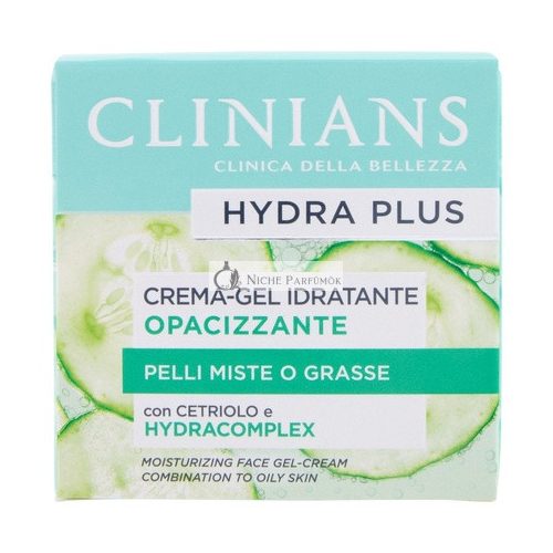 Clinians Hydra Plus Krém-Gél Hydratačný Matný, 50 Ml