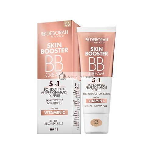 Deborah Milano BB Krém Pokožkový Booster č. 03 Sand SPF 15, 30ml