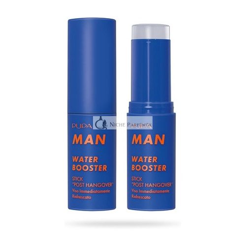 Pupa Man Water Booster, 13ml Stick, Okamžite Osviežená Tvár