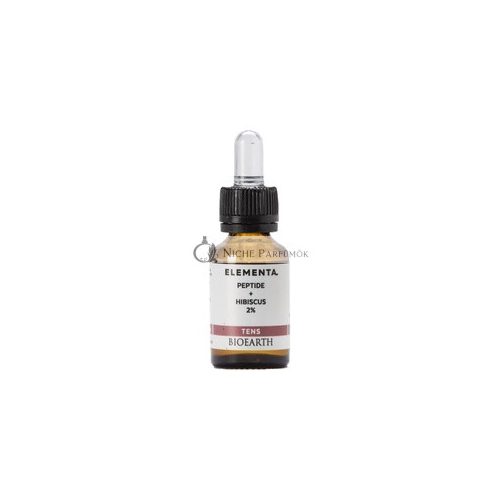 Bioearth Element Booster Pleťové Peptidy a Hibiscus 2% Bio-Zpevňujúci Efekt 15ml - Vyrobené v Taliansku