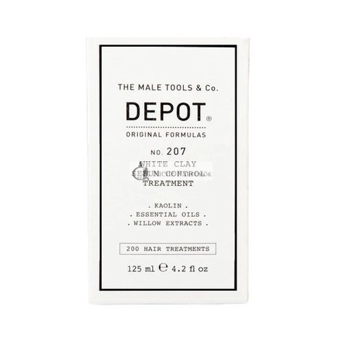 Depot NR. 207 Biela Hlinka Ovládanie Sebumu, 10ml