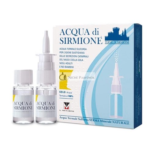 ACQUA DI SIRMIONE Ideálne pre uzavretý nos 6 ampúl po 15ml - balenie po 6