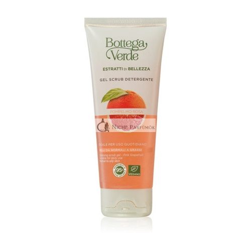 Bottega Verde Rúžový grapefruit exfoliačný gél na čistenie - pre normálnu a mastnú pleť, 100 ml