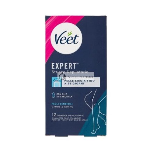 Veet Expert Depilačné Pásiky pre Citlivú Pokožku