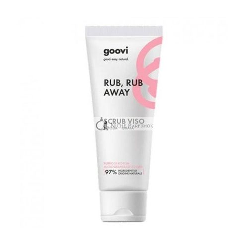 GOOVI RUB RUB AWAY Scrub na tvár s kakaovým maslom a olejom z bavlníkových semien 75ml