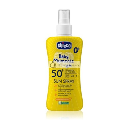 Chicco Mlieko Spray SPF 50 150ml - Detská opaľovacia ochrana s vynikajúcou ochranou pre citlivú pokožku