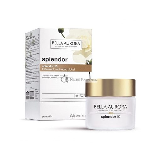 Bella Aurora Anti Aging Krém 50ml - Splendor 10 Formula pre viditeľne mladšiu a pevnejšiu pleť