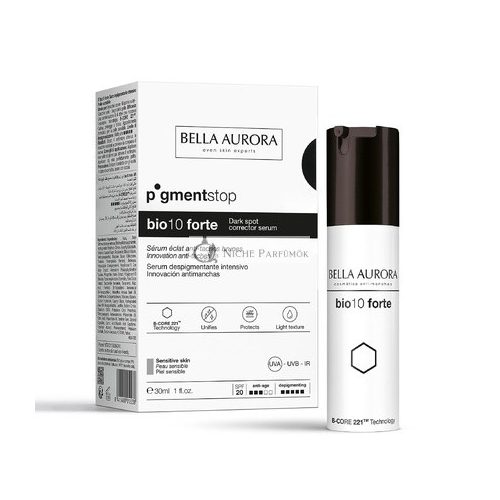 Bella Aurora PigmentStop Bio10forte Intenzív Liečba Tmavých Škvrn, 30ml