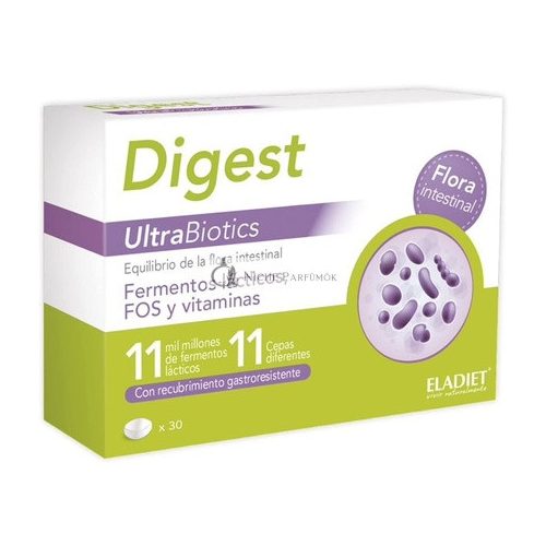 Nutricosmetics Eladiet Digest Ultrabiotics, 30 kapsúl