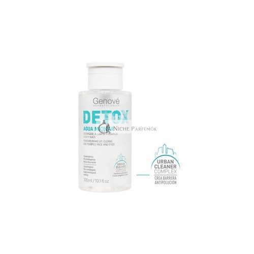 Detox Micellar Water Čistiaci gél na tvár a odstraňovač make-upu, 300ml