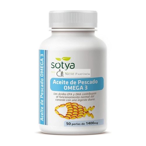 Sotya Omega 3 Rybí olej 1400 mg, 50 perál