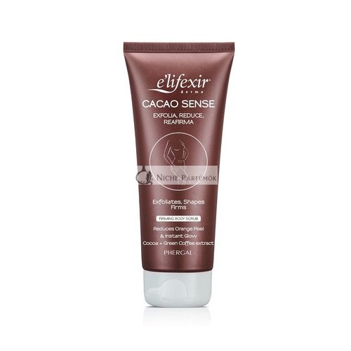 E'LIFEXIR Cacao Sense Telové Peeling, Spevňujúce a Tonizujúce, 200ml