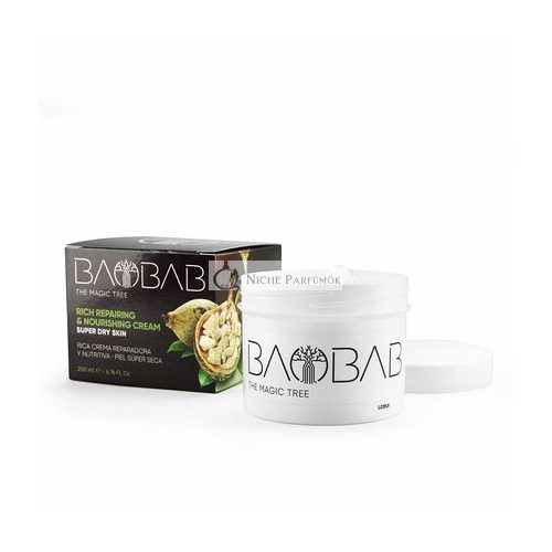 Baobab Bohatý Opravnú Hydratačný Krém pre Super Suchú Pokožku, 200ml