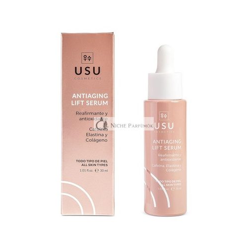 Anti Aging Lift Sérum 30ml - Spevňuje pleť a redukuje vrásky - Obnovuje elasticitu - Omladzuje pleť - Zpevňujúci a antioxidantný účinok - USU Cosmetics