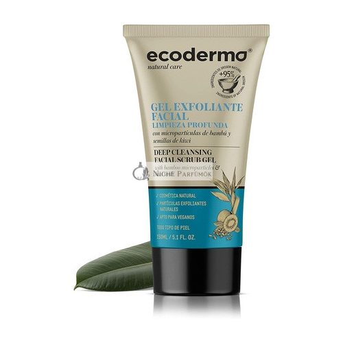 Ecoderma Exfoliačný gél 150ml - Odstraňuje odumreté kožné bunky, nečistoty a nadbytočný sebum