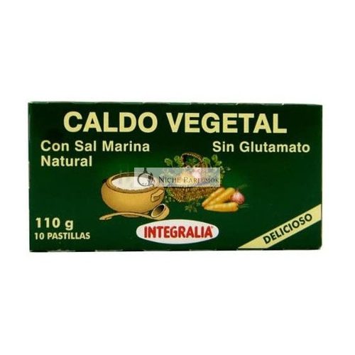 Nutricosmetics - Integralia Caldo Vegetal Eco Soľou 6 Kociek, 66g