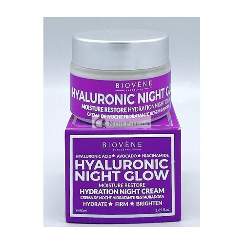 Biovene Hyaluronic Night Glow Hydration Night Cream, 50ml