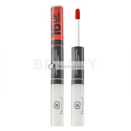 Dermacol 16H Lip Colour dlhotrvajúca dvojfázová farba a lesk na pery No. 36 7,1 ml