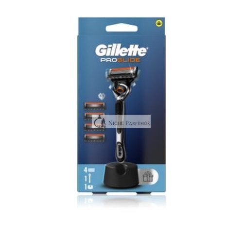 Gillette Pro Glide Holiaci Strojček so Stojanom a Náhradnými Čepeľami