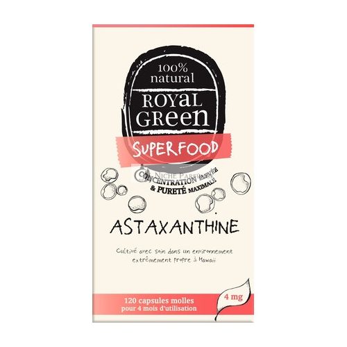 Royal Green Astaxanthin 120 Mäkkých Kapsúl