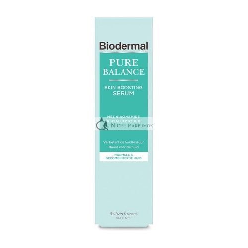 Biodermal Pure Balance Serum - Sérum na posilnenie pleti - Sérum s kyselinou hyalurónovou a niacinamidom, 30ml