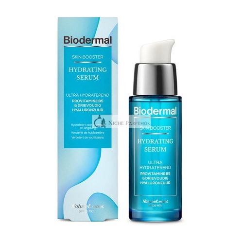 Biodermal Skin Booster Hydratačné Sérum - Ultra Hydratačné, Intenzívne a Dlhodobé Hydratovanie s Kyselinou Hyalurónovou a Vitamínom B - Hyalurónové Sérum 30ml,