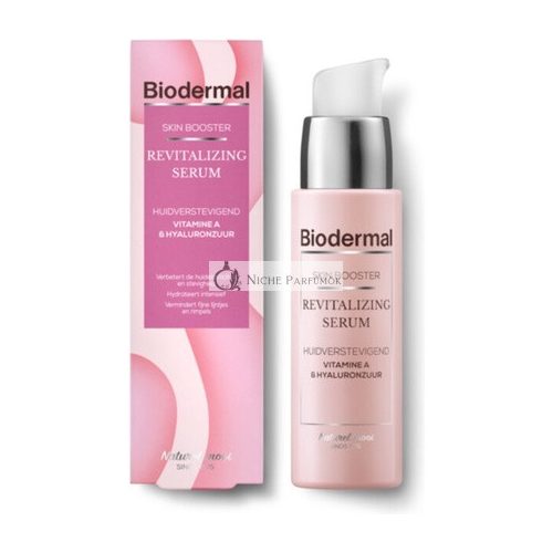 Biodermal Skin Booster Revitalizačné Sérum - Zlepšuje Elasticitu a Pevnosť Pleti s Kyselinou Hyalurónovou a Vitamínom A - Hyalurónové Sérum 30ml