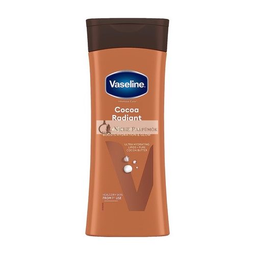 Vaseline Intenzív starostlivosť Kakaová telová mlieko 100% kakaové maslo pre suchú pokožku, 400ml