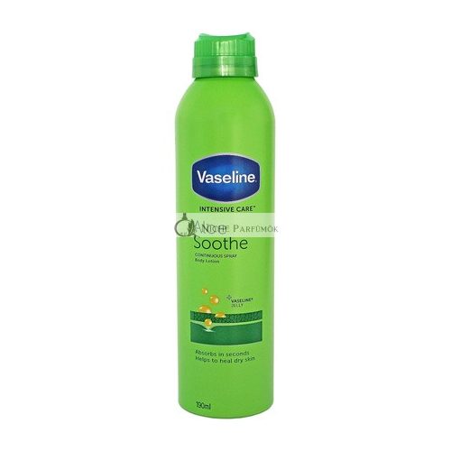 Vaseline Intenzív Starostlivosť Aloe Vera Sprej na Hydratáciu, 190 ml