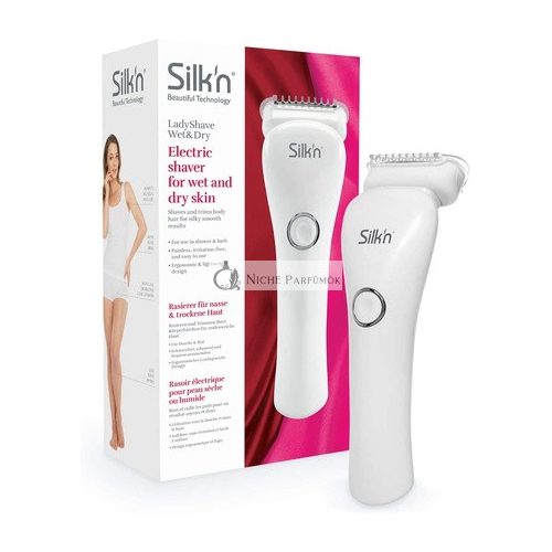 Silk'n LadyShave Wet&Dry Elektrický Holiaci Strojček pre Mokrú a Suchú Pokožku Biela