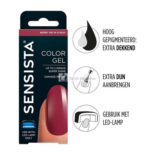 Sensista Color Gel Berry Me In Kisses - Červený