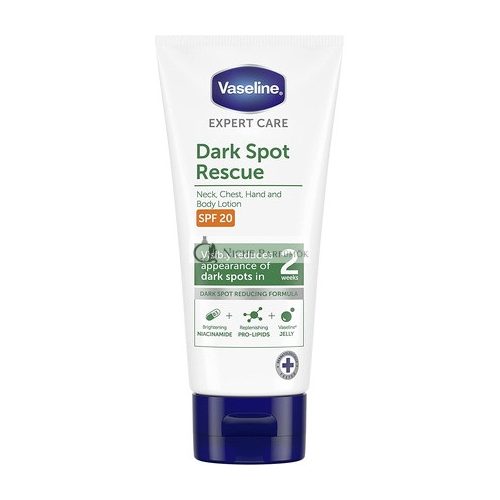 Vaseline Expert Care Záchrana proti tmavým škvrnám na ruky a telo s SPF 20, 100ml