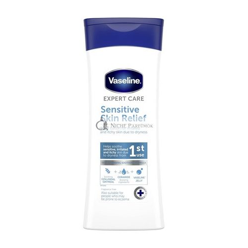 Vaseline Expert Care Pre starostlivosť o citlivú pokožku, 400 ml