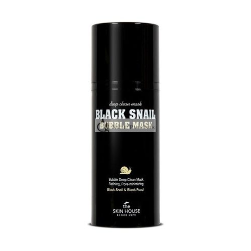 The Skin House Black Snail Bubble Mask 100ml, Kontrolný čistiaci maska na póry