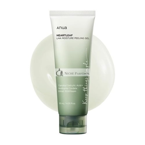 ANUA Heartleaf LHA Hydratačný Peelingový Gél na Čistenie a Exfoliáciu, 120ml