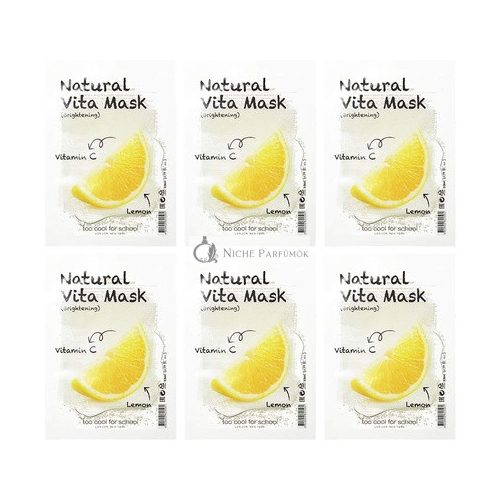 Too Cool For School Natural Vita Mask Set - Rozjasňujúci s vitamínom C